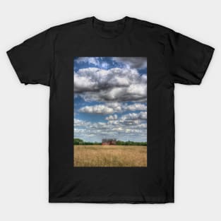 Grain Barn and Barley Field T-Shirt